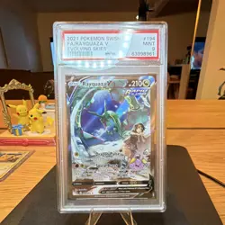The Pokemon Company Rayquaza V 194/203 Evolving Skies Holo Rare 210 HP Pokemon … - Image 1