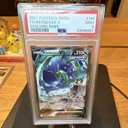 The Pokemon Company Rayquaza V 194/203 Evolving Skies Holo Rare 210 HP Pokemon … - Image 2