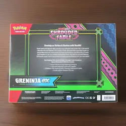 Pokemon TCG: Greninja ex Special Illustration Box Shrouded Fable New Sealed - Image 2