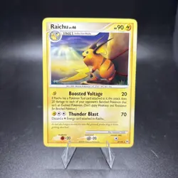 2009 Pokemon TCG Platinum Arceus Raichu Lv.46 HP 90 Regular Non holo 27/99 NM -c - Image 1