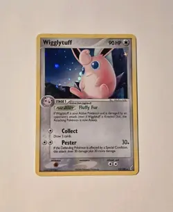 Wigglytuff 13/100 Holo Rare Crystal Guardians Pokemon LP - Image 1