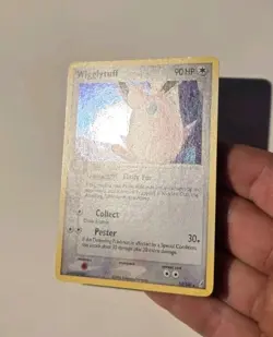 Wigglytuff 13/100 Holo Rare Crystal Guardians Pokemon LP - Image 4