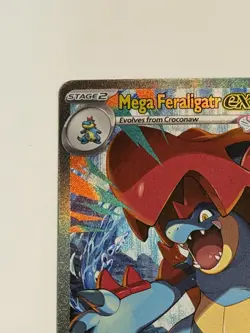 Pokemon TCG Mega Feraligator SIR 274/217 Ascended Heroes English Pack Fresh - Image 3