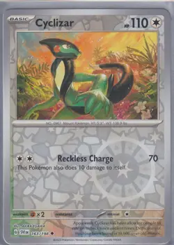 Pokemon SV1 EN Scarlet&Violet Cyclizar 163/198 Rare Reverse Holo/Foil GE-109 - Image 1