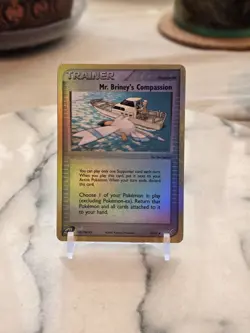 Pokemon TCG Mr. Briney's Compassion 87/97 Dragon Reverse Holo LP - Image 1