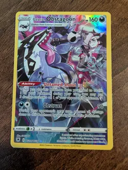 Galarian Obstagoon TG10/TG30 Trainer Gallery Astral Radiance Pokemon - Image 1