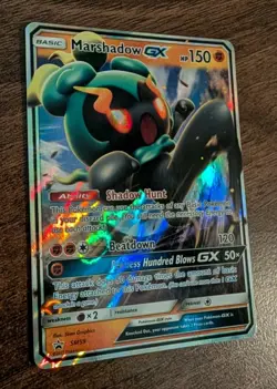 Pokemon TCG Marshadow GX Black Star Promo SM59 LP - Image 2