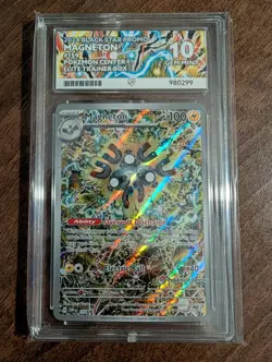 Magneton SVP 159 Pokemon Center Stamped Promo Pokemon - ACE 10 Perfect Subgrades - Image 2