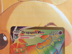 Dragapult VMAX Rainbow Secret Rebel Clash Gold 197/192 ⚡CUST0M DISPLAY Card⚡ - Image 5