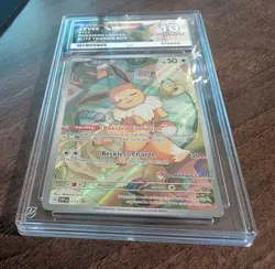 Eevee SVP173 Pokemon Center ETB Promo Prismatic Evolutions ACE 10 Gem Mint - Image 3