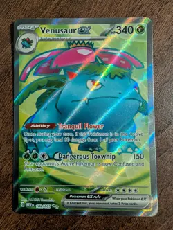 Pokemon TCG Venusaur EX 182/165 Full Art Scarlet & Violet 151 Mint/Near Mint - Image 1