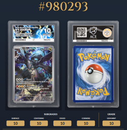 *Perfect Subgrades* N's Zekrom MEP 031 Black Star Promo Pokemon Center - Ace 10 - Image 1