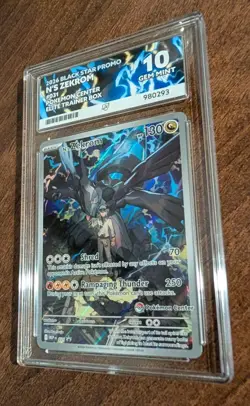 *Perfect Subgrades* N's Zekrom MEP 031 Black Star Promo Pokemon Center - Ace 10 - Image 4