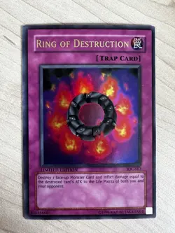 Yu-Gi-Oh Ring Of Destruction IOC-SE3 Limited Edition Ultra Rare - Image 1