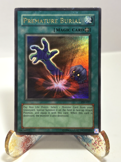 YuGiOh! Premature Burial PSV-037 Unlimited Ultra Rare LP - Image 1