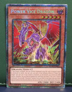 Yu-Gi-Oh! Power Vice Dragon (Starlight Rare) BLZD-EN002 1st Edition NM - Image 1
