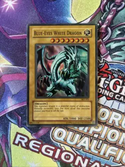 (YBL) Blue-Eyes White Dragon SKE-001 Super Rare Unlimited Yu-Gi-Oh! LP/MP - Image 1