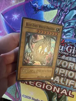 (YBL) Blue-Eyes White Dragon SKE-001 Super Rare Unlimited Yu-Gi-Oh! LP/MP - Image 3