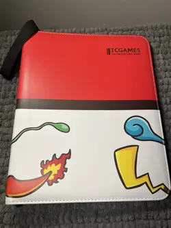 9 Pocket Pokemon Card Binder With Pages - Image 1