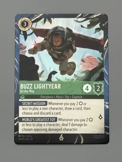 Buzz Lightyear On the Way Lorcana Wilds Unknown Disney Parks Exclusive Promo - Image 1