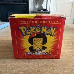Pokemon Pikachu Sealed Rare 23K Gold-Plated Trading Card Burger King 1999 - Image 2