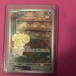 Pokemon TCG Fidough Scarlet & Violet Base Set Holo Illustration Card 213/198 - Image 1