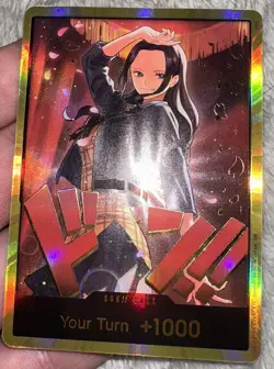 DON!! Card (Nico Robin) (Gold) EB03 : One Piece Heroines Edition Foil - Image 3