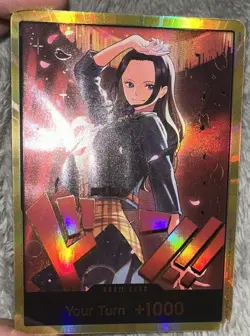 DON!! Card (Nico Robin) (Gold) EB03 : One Piece Heroines Edition Foil - Image 4