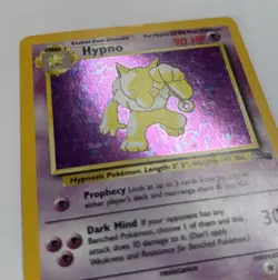 Pokemon Hypno Fossil Holo Rare Unlimited English 8/62 1999 Card LP - Image 2