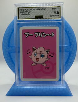 2019 Jigglypuff Pokemon Old Maid Japanese Red Back Promo Playing Card NM AGS 9.5 - Image 1
