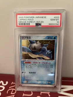Pop 47 Lapras Holo Japanese Mirage Forest 1st Edition 2005 Pokemon Card PSA 10 - Image 2