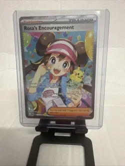 Rosa’s Encouragement Full Art Double Rare 123/088 Pokemon Card Freshly Pulled - Image 1