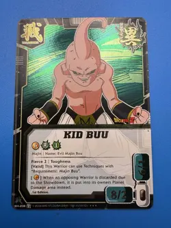 Bandai Kid Buu Foil Warrior Card Dragon Ball CCG WA-238 2009 - Image 1