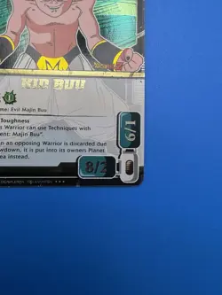 Bandai Kid Buu Foil Warrior Card Dragon Ball CCG WA-238 2009 - Image 3