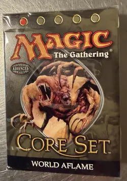 Magic The Gathering 9th Edition Core Set World Aflame Theme Deck Factory Sealed - Image 1