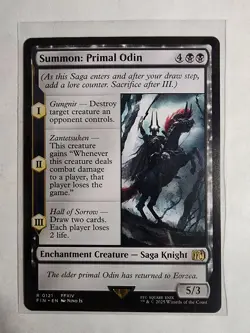 2025 Magic - Summon: Primal Odin R 0121 Final Fantasy Regular - Image 1