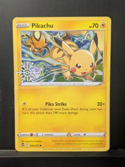 Pikachu 049/195 Holo Common Miscellaneous Cards & Products Pokemon Holo Damaged - Image 1
