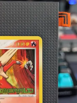 BLAZIKEN REVERSE HOLO STAMP 1/106 EX EMERALD POKEMON ENGLISH LP - Image 3