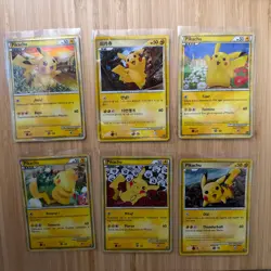 Pikachu World Collection PW 2010 - 6 Out Of 9 Blue Ver. Ultra Rare Promos NM - Image 1