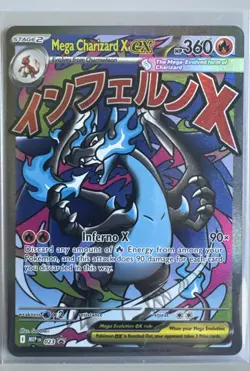 Pokemon TCG Mega Charizard x EX 023 Black Star Promo Holo - Image 1