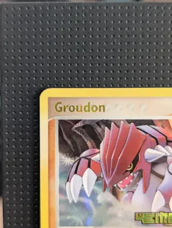 GROUDON REVERSE HOLO STAMP 14/106 EX EMERALD POKEMON ENGLISH MP/LP - Image 2
