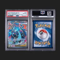 2025 POKEMON MEP EN-ME BLACK STAR PROMO #023 MEGA CHARIZARD X EX PSA 10 - Image 3
