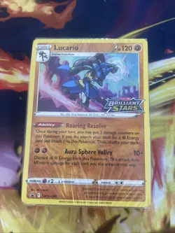 Pokemon SEALED Lucario SWSH186 Brilliant Stars Prerelease Promo Pack!! - Image 1