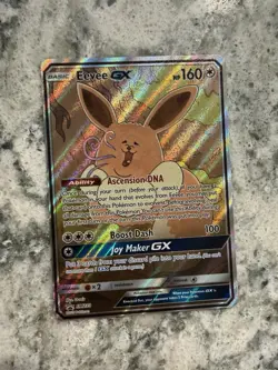 Pokemon TCG Eevee GX SM233 Sun & Moon Promos Full Art Promo Holo 160 HP English - Image 1