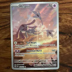 Mesprit 204/191 Illustration Rare Pokemon TCG Surging Sparks Near Mint Condition - Image 1