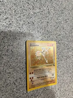 Pokemon TCG Hitmonlee Fossil 7/62 Holo Rare Unlimited 1999 60 HP Basic - Image 5