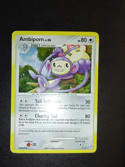 Ambipom 3/123 Diamond & Pearl Mysterious Treasures Pokemon Holo Rare - Image 3