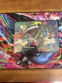 Pokemon TCG, 2025 Mega Evolution Fall Collector Chest Lunch Box Tin - Image 1