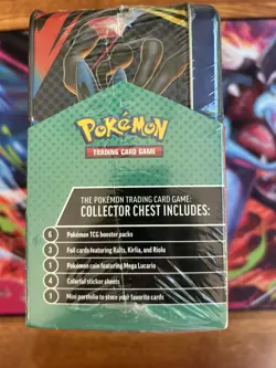 Pokemon TCG, 2025 Mega Evolution Fall Collector Chest Lunch Box Tin - Image 3