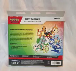 First Partner Illustration Collection Series 1 Pokemon New - Image 2